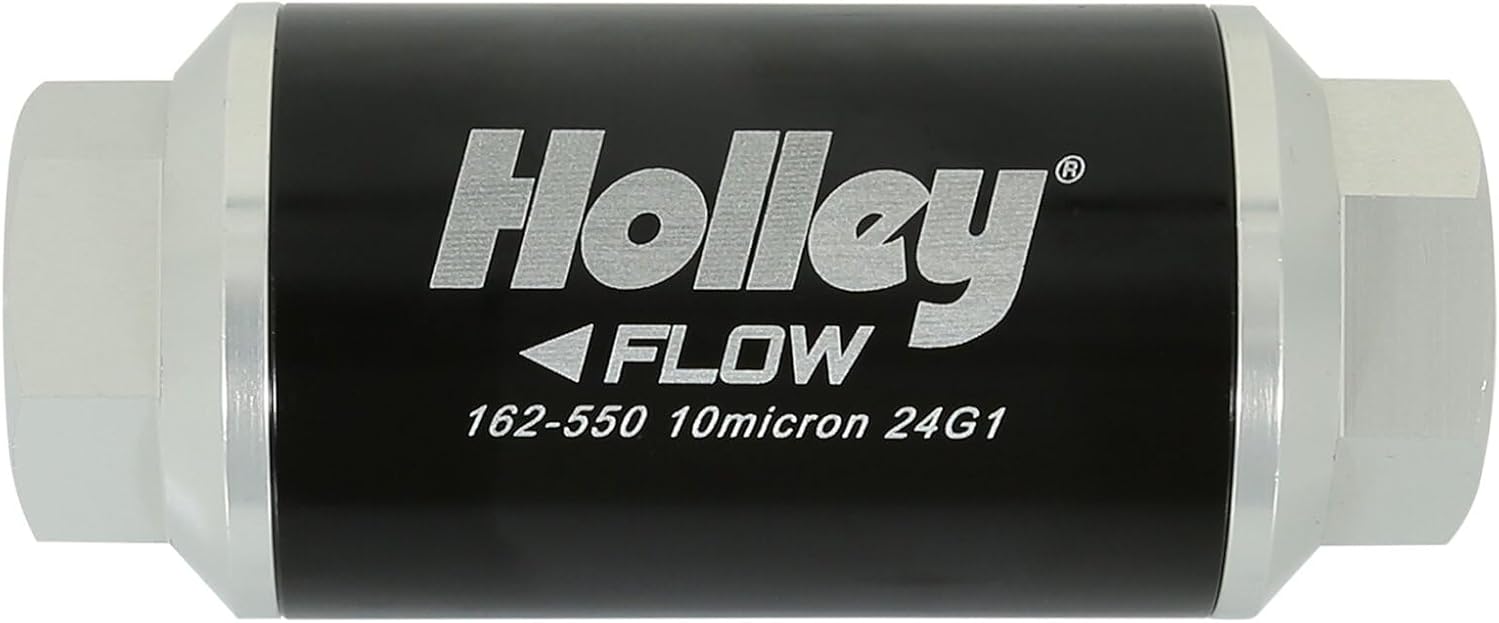 Holley 162-550 100 GPH HP Billet Fuel Filter