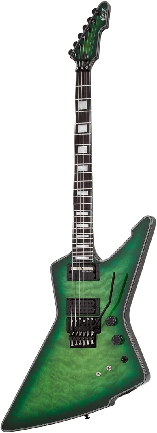 Schecter E-1 FR S Special-edition Electric Guitar - Green Burst