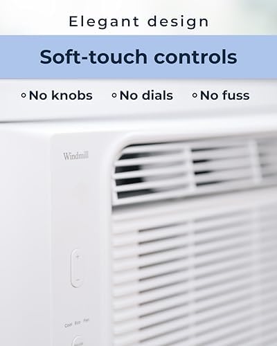 Windmill Window Air Conditioner - Quiet & Smart, Easy Install, Voice-Enabled, Remote & App Control AC Unit - 5,000 BTU Lite