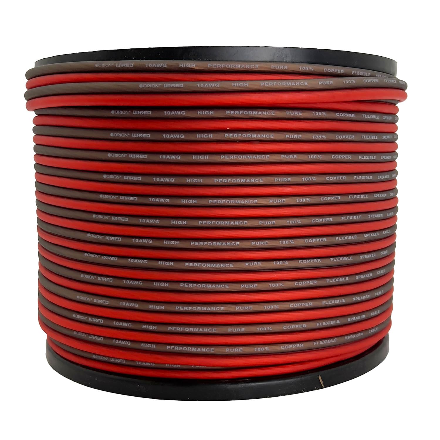 Orion XS10300 10 Gauge Speaker Wire Roll (300ft) 100% OFC Copper – Car Audio Speaker Cable for Amplifier to Subwoofer Connections, Home Audio, PA Systems, and Custom Installs