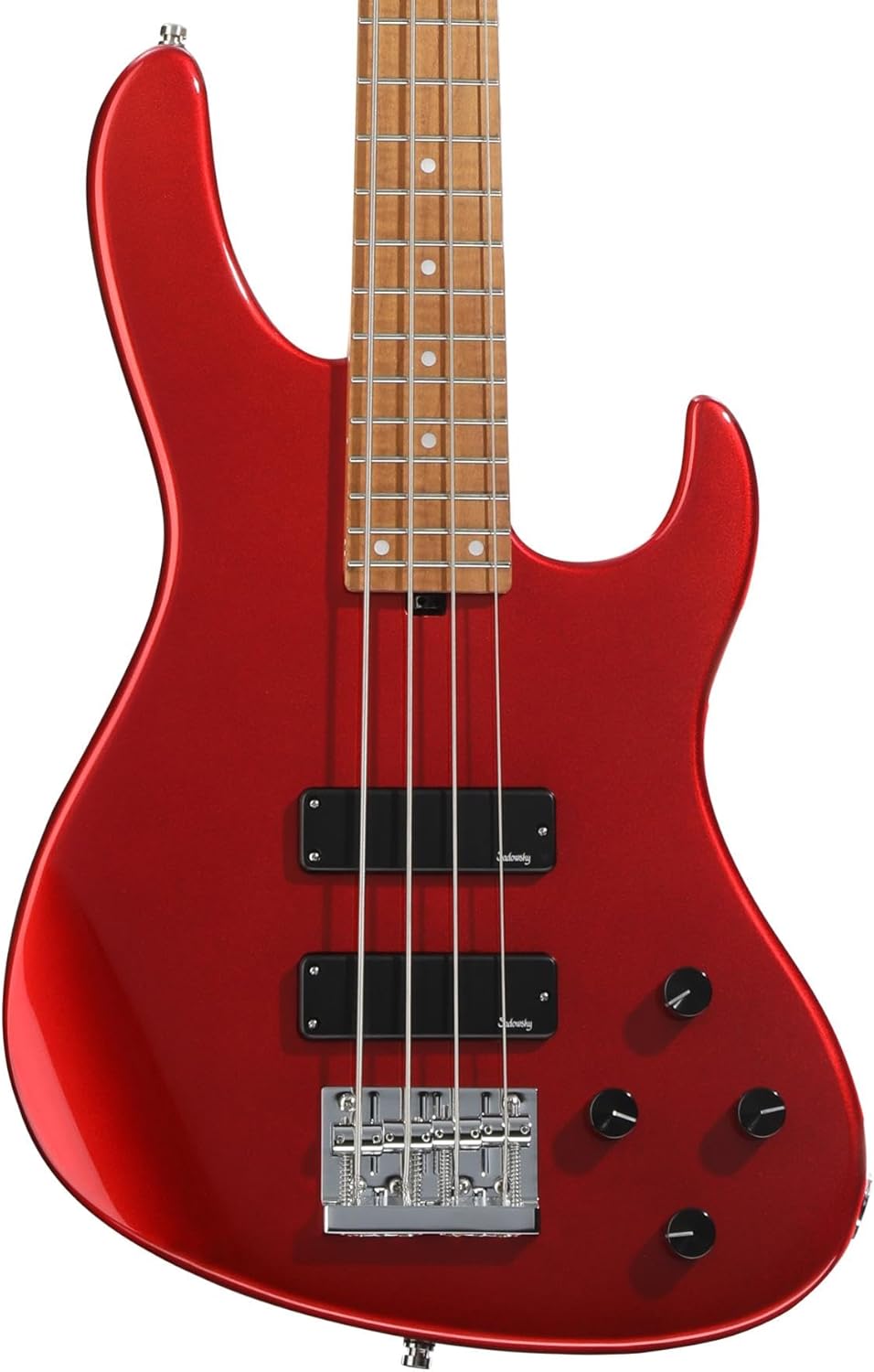 Sadowsky MetroExpress Modern Bass Guitar - Candy Apple Red, Maple Fingerboard