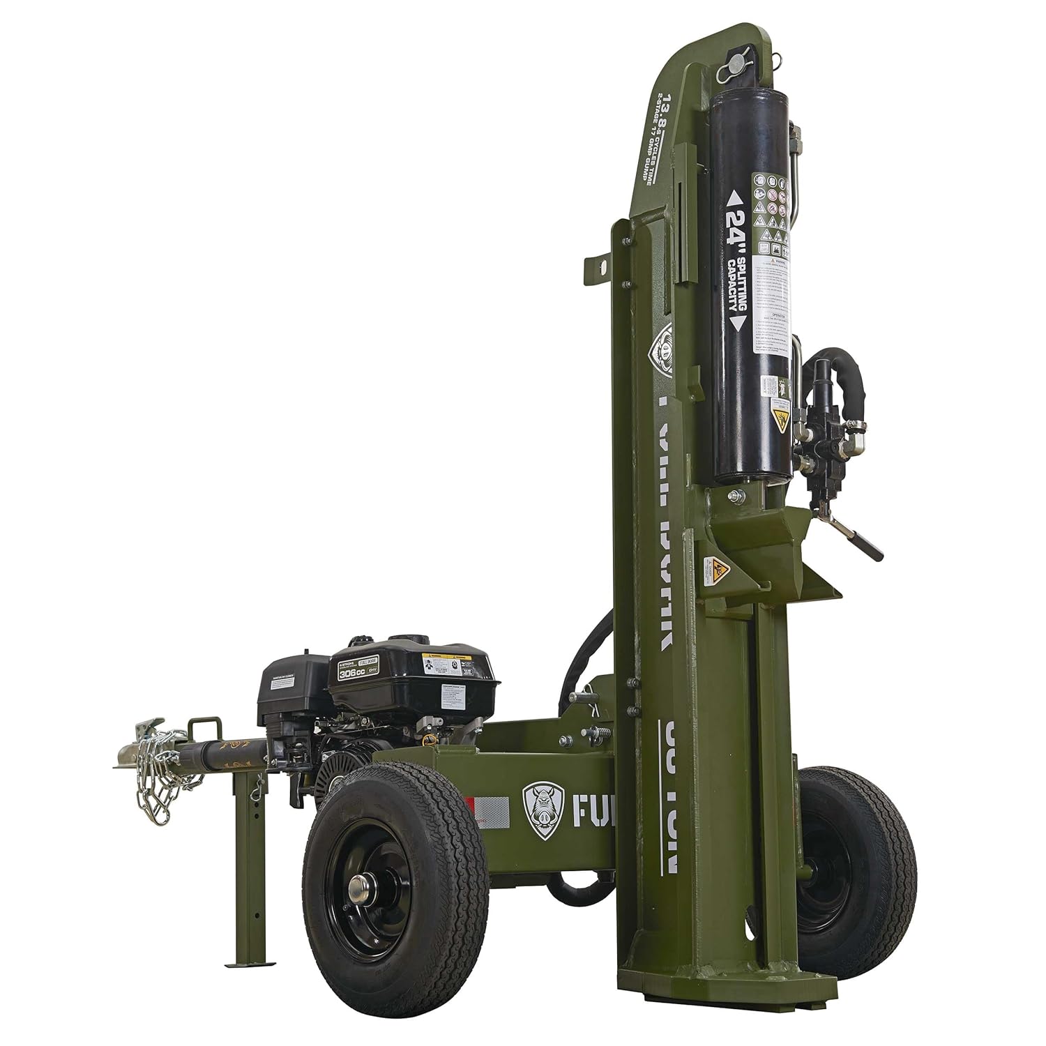 38 Ton Log Splitter-Full Boar Engine 306cc (49 State)