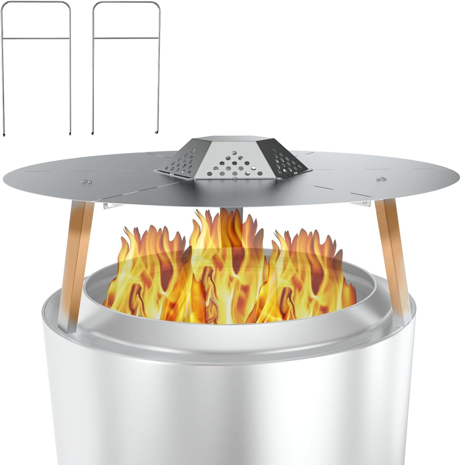 BQMAX FirePit Heat Deflector for Solo Stove Yukon 27