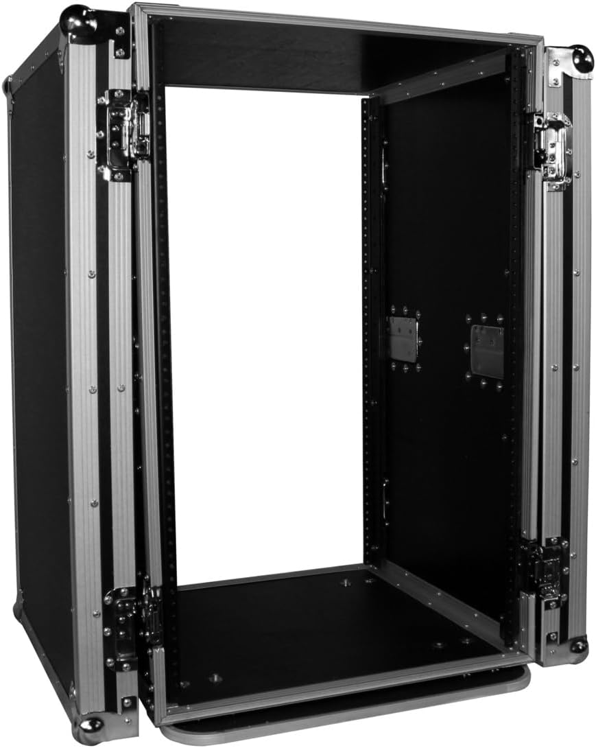 ProX T-18RSS 18U Space Amp Rack Mount ATA Flight Case 19 Inch Depth W-Casters