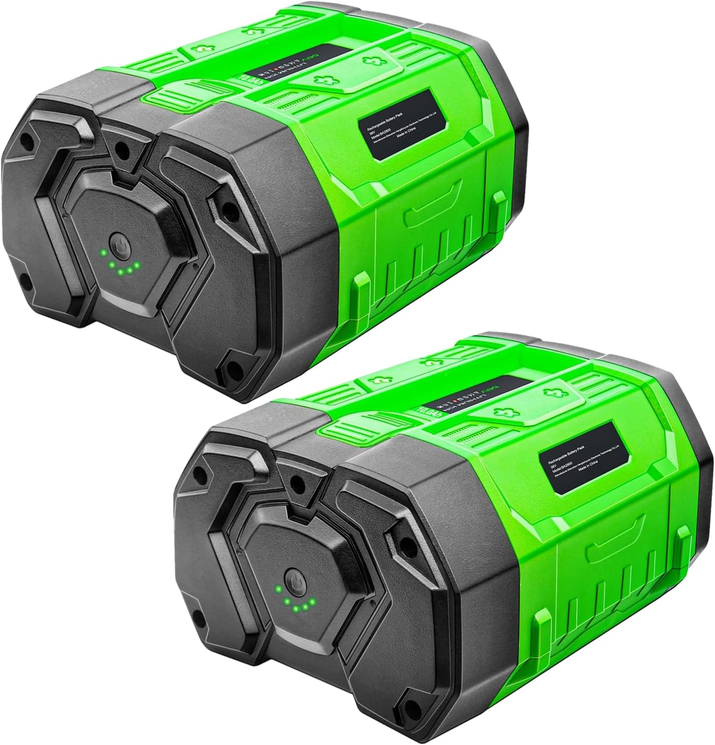 FSKE 10.0Ah 56V Replacement for EGO Battery 10Ah BA1400T BA2800T BA4200T - Compatible with EGO 56 Volt Cordless Power Tools (2 Packs)