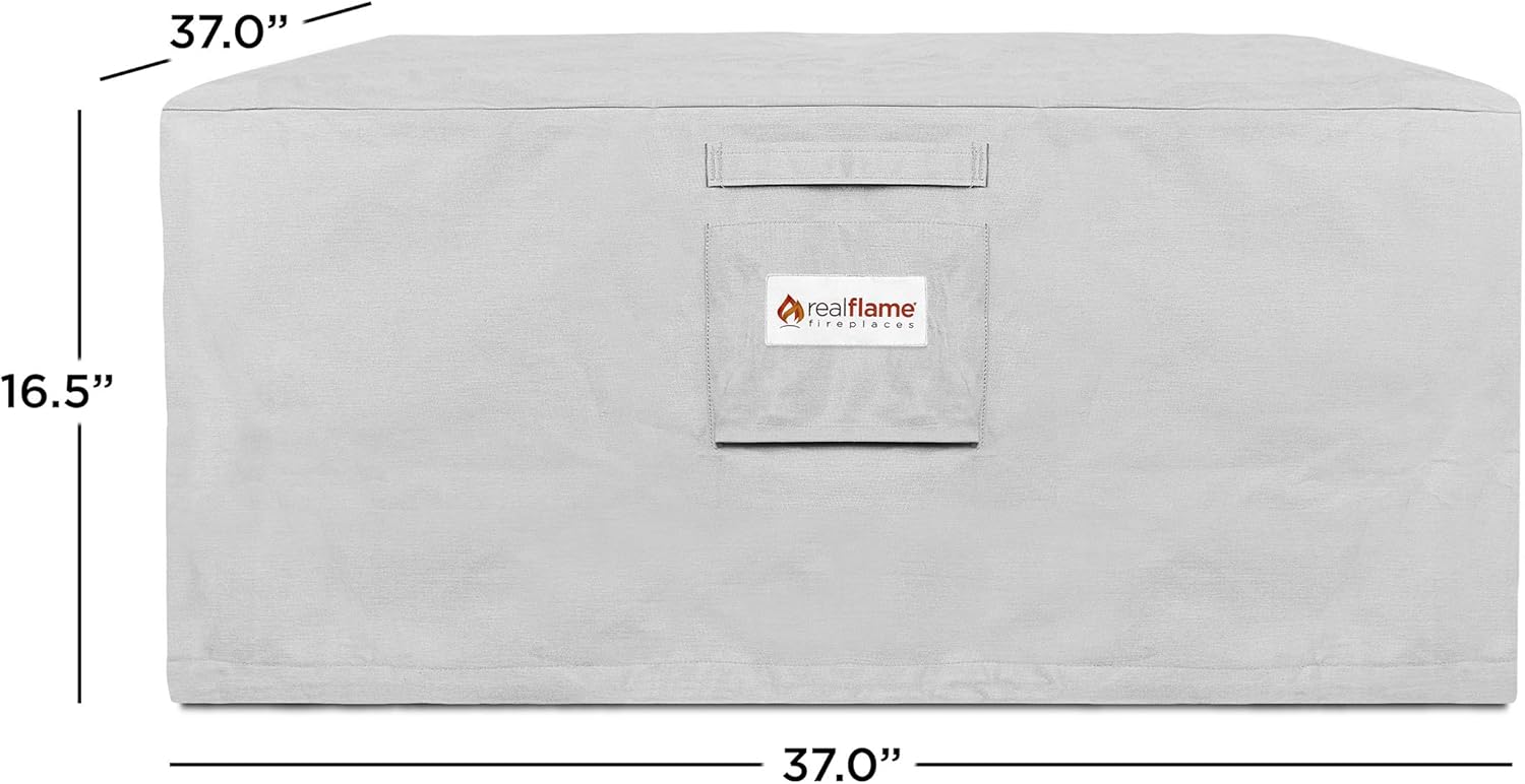 Real Flame Aegean or Baltic Square Fire Table Storage Cover - Durable Fabric with Draw String - Suitable for Fire Pits up to 37