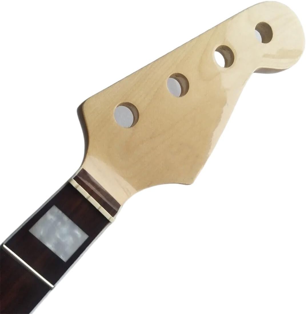 4 String Maple Electric Jazz Bass Guitar Neck 20Fret Rosewood Fretboard 34 Inch