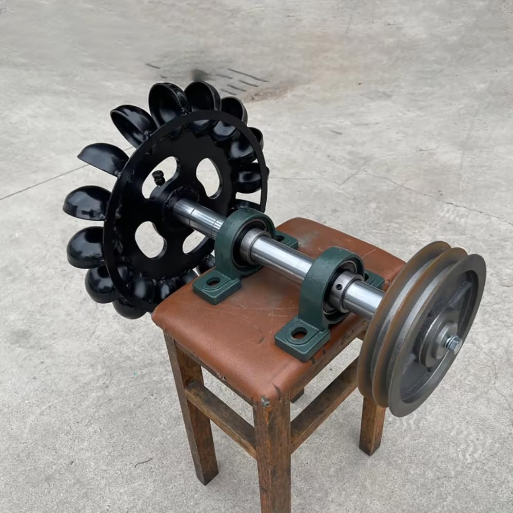 iDili Low-Speed Hydraulic Turbine Generator Blades, Oblique-Impact Type with Bearing Housing