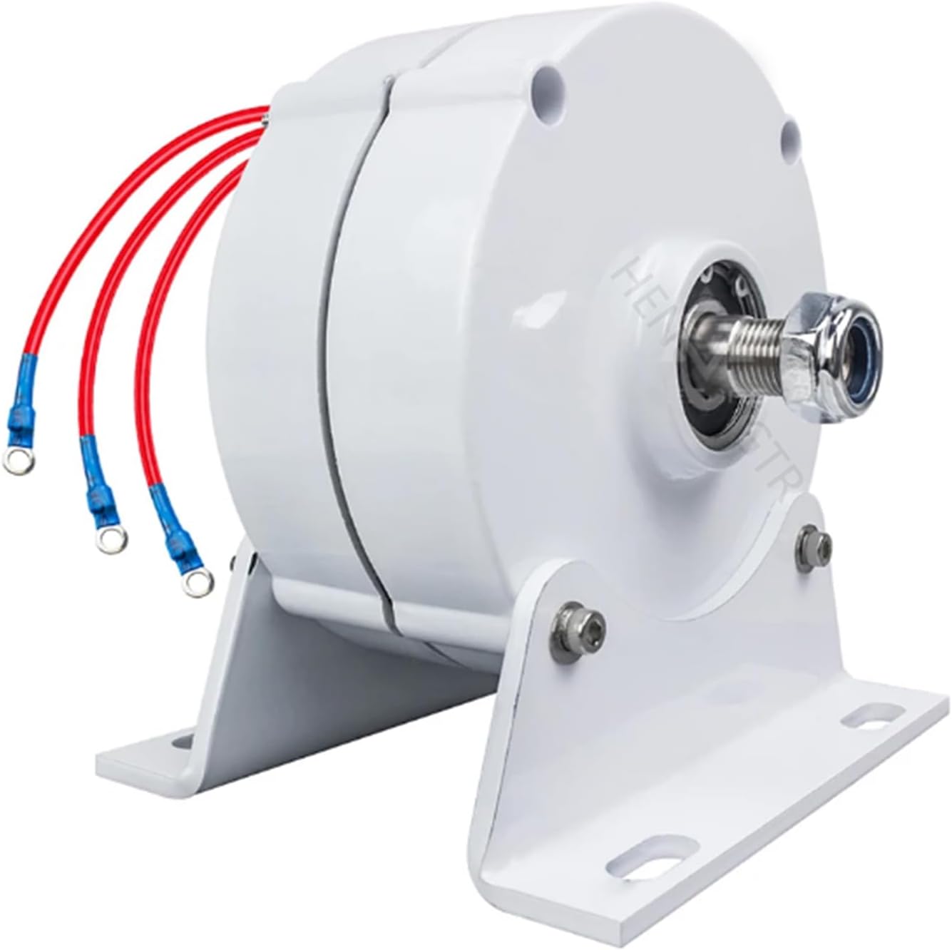 400W Low Speed 400 RPM Permanent Magnet Generator, Three Phase Maglev Generator 12V 24V 48V for Wind Generator (with Base)