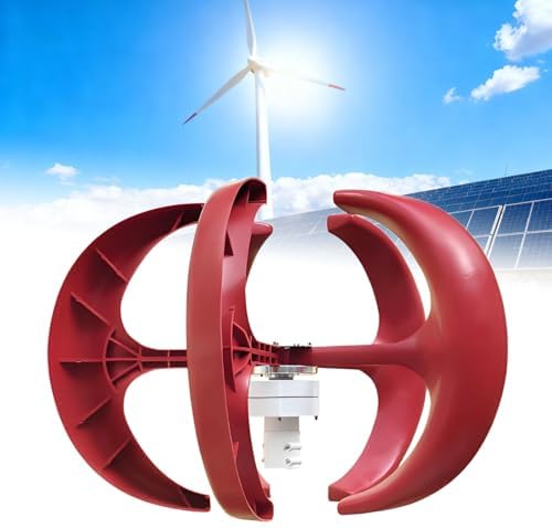 24V Low RPM Vertical Wind Turbine Generator - Modern Economy Windmill for Garden Lighting & Communication Base Stations, Efficient Energy Solution