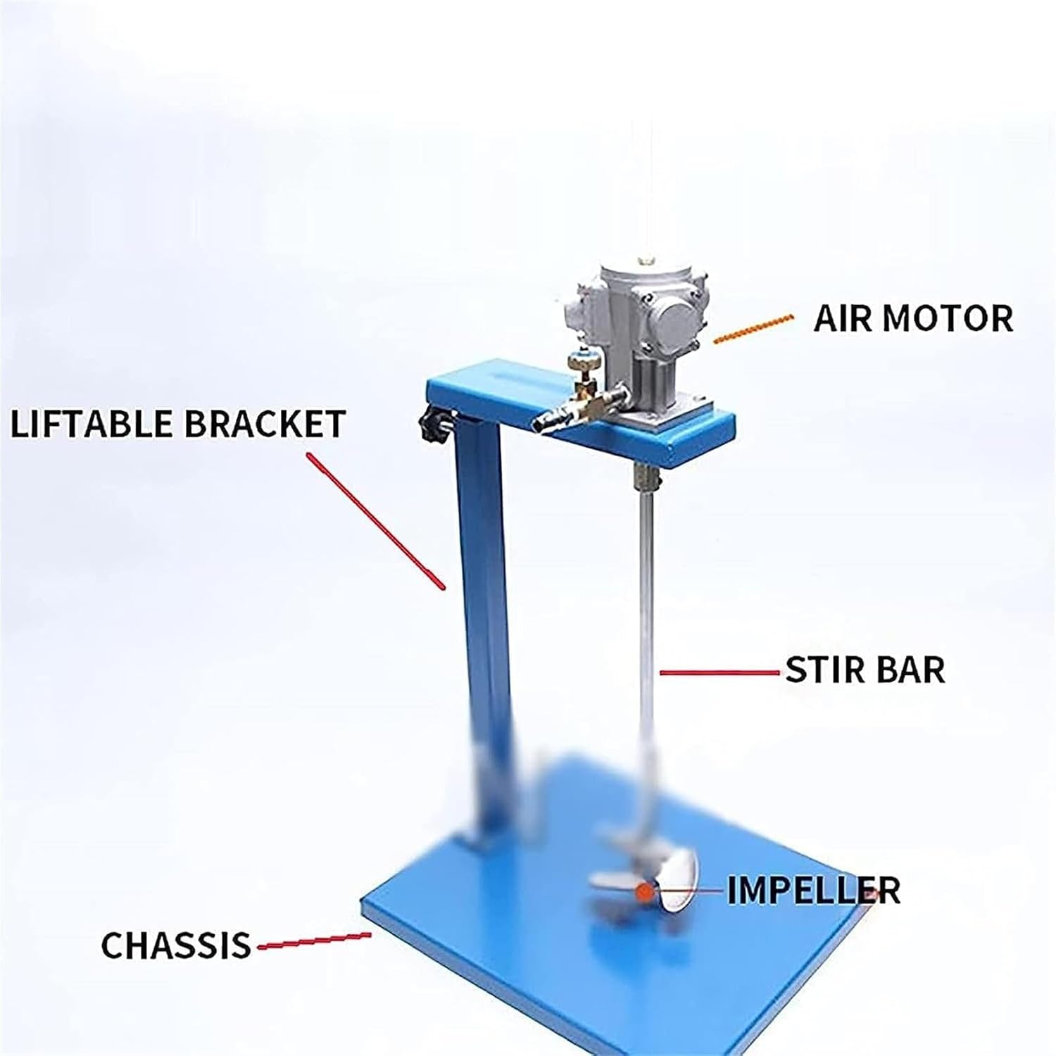 Pneumatic Paint Mixer Machine, 5 Gallon Pneumatic Paint Mixer Machine Ink Coating Mixing Tool