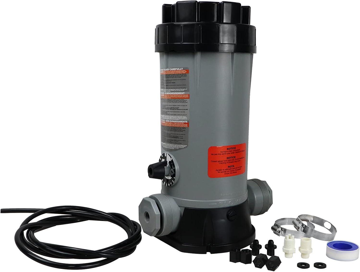 CL220 Off-Line Automatic Chlorinator Feeder Compatible with Hayward Chlorine Feeder for Swimming Pool Ponds Garden,Economy Off-Line Above-Ground Pool Automatic Chlorine Bromine Feeder