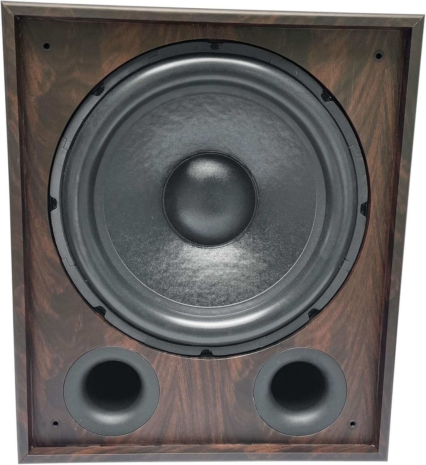 Rockville Rock Shaker 15 Dark Wood 1000W Powered Home Theater Subwoofer, Deep Bass, Class-D Amp, RCA Inputs, for Movies & Studios