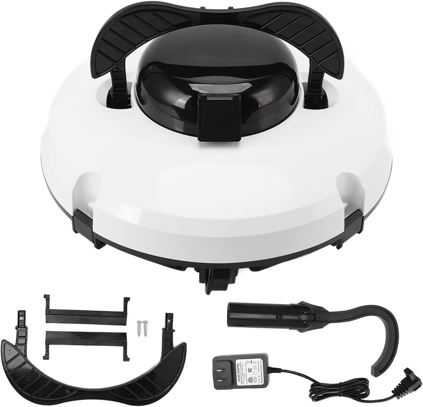 Cordless Robot Pool Cleaner, Automatic Pool Vacuum Cleaner, 120 Minutes of Continuous Use, with Auto Parking, for Above Ground/Flat Surface Pools