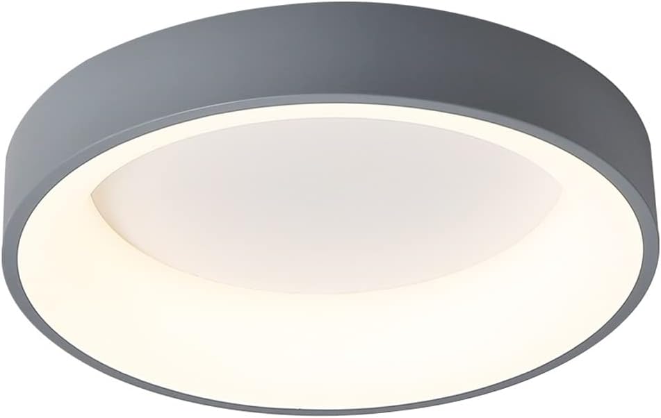 LED Flush Mount Ceiling Light Modern Hollow Side Lighting Ceiling Light Trichromatic Dimming Round Bedroom Office Lighting Fixture Surface Mount Home Decoration Lamp