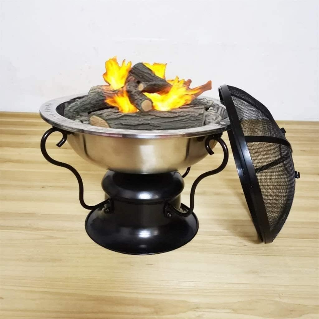 Fire Pits Outdoor Wood Burning Fire Pits Bonfire Wood Burning Patio Coal Grill Firepit