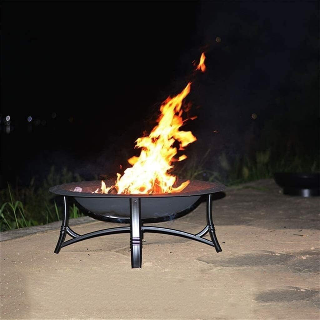 Fire Pits Outdoor Wood Burning Outdoor Fire Large Bonfire Wood Burning Patio Coal Grill Firepit