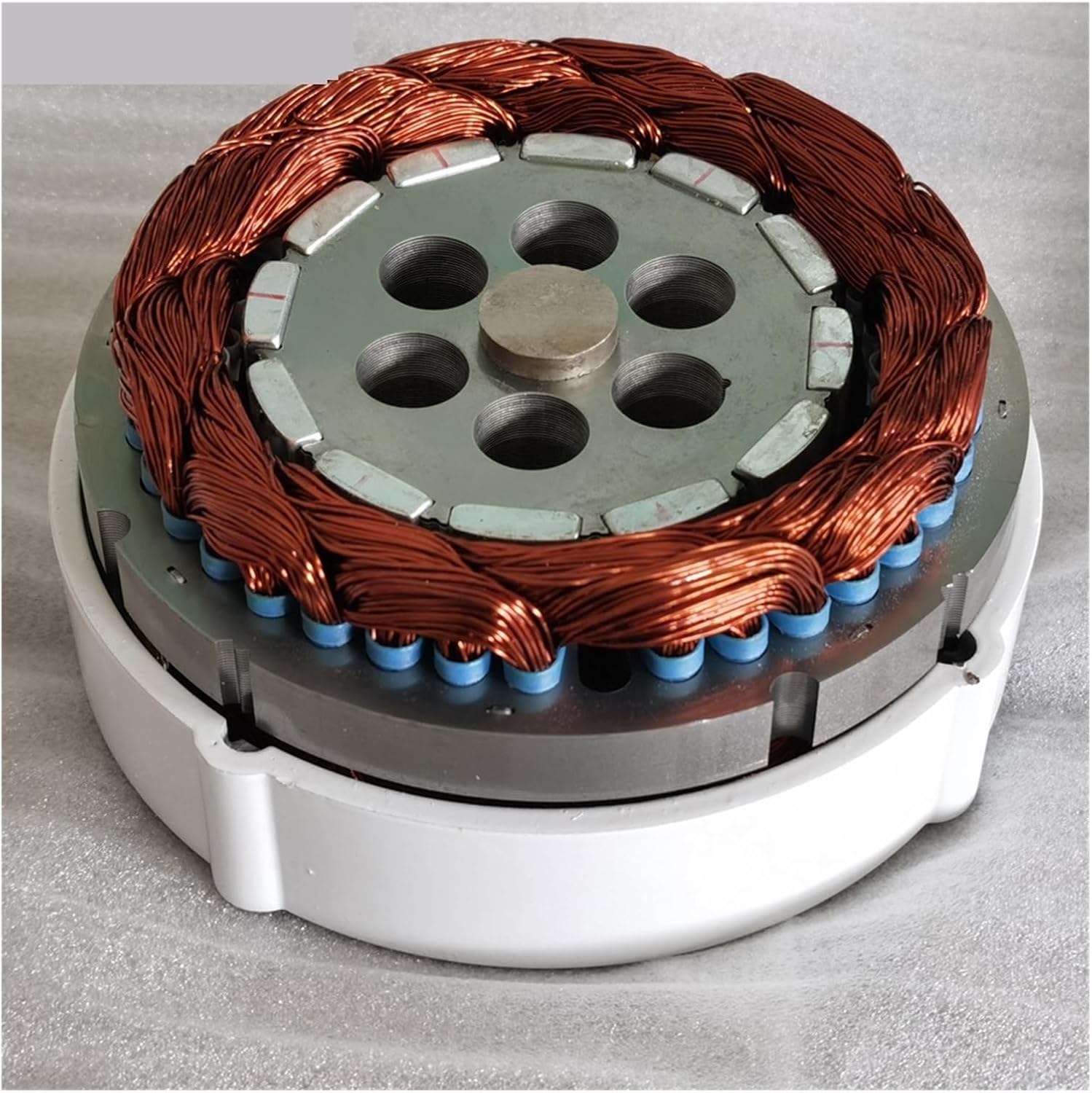 2KW 3KW Electric Generator Windmills Water Turbine Gearless Permanent Magnet Generator 2000w 12V 24V 48V for Home Use Low Starting Speed for Home(with Base,48V_3000W)