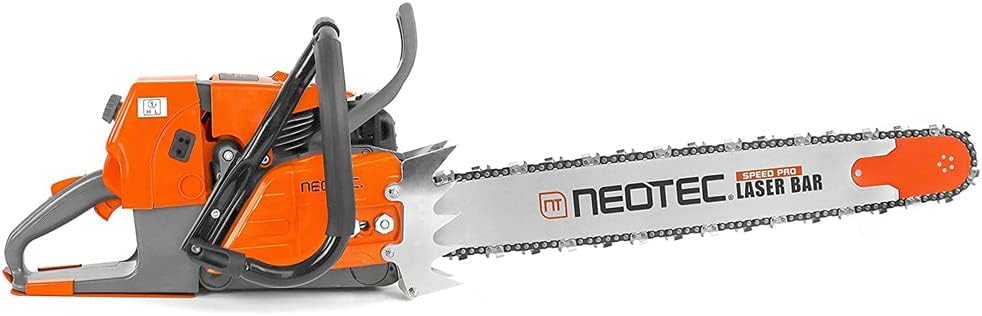 NEOTEC NS892V1 92cc Gas Powered Chainsaw with 42 inch Bar and Chain 5.2KW 7HP 2-Cycle Engine Motosierra De Gasolina Chain Saw Big Wood Cutting Tree Pruning All Parts Fits for MS660 G660