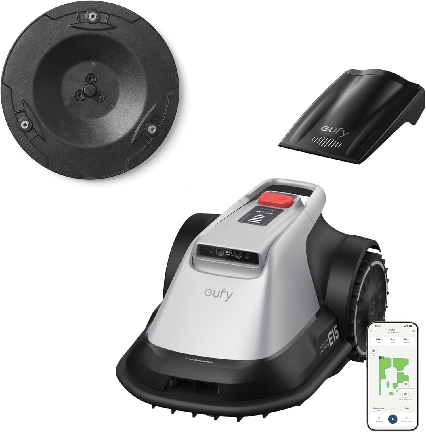 eufy E15 Robot Lawn Mower with 0.2 Acres Robot Lawn Mower Series Accessory, Blade Disc for Robotic Lawn Mower E15/E18