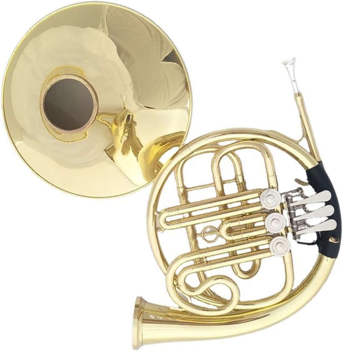 4 Key French Horn Three Key Single Row French Horn In B Key Gold Key Blowing Professional Performance Beginner
