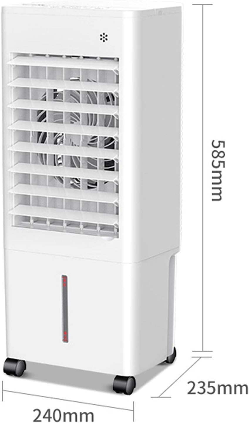 Evaporative Air Cooler Air Conditioner Fan Room Cooler with 2 Ice Trays,Evaporative Coolers for Home Office,Cooler Fan with Universal Wheel,6.5L Water Tank-Machine A