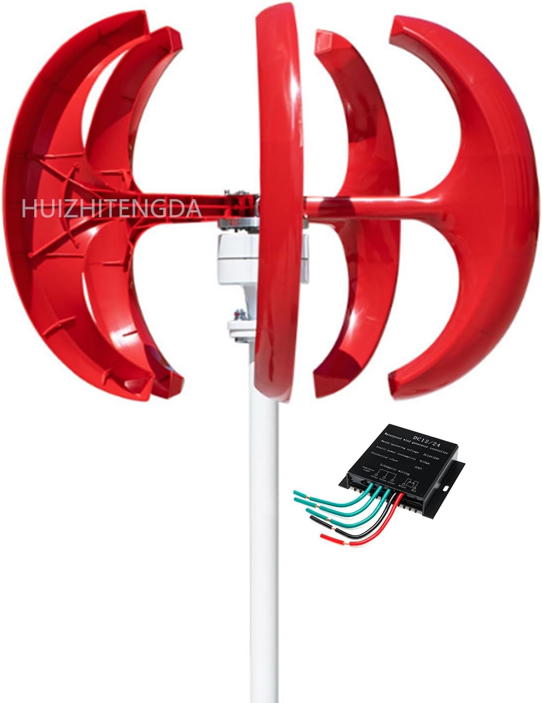 1000W-5000W 5 Blade Wind Turbines Wind Generator,12V 24V 48V Windmill Energy Turbines with Controller Kit Suitable for Supplementing Energy