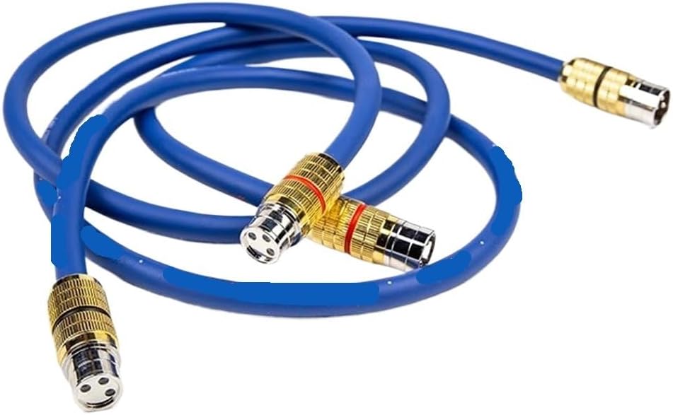 XLR Balanced Cable 3Pin XLR Plug Amplifier CD DVD Player Interconnect Audio Cable(XR1811 Plug Cable,0.5m)