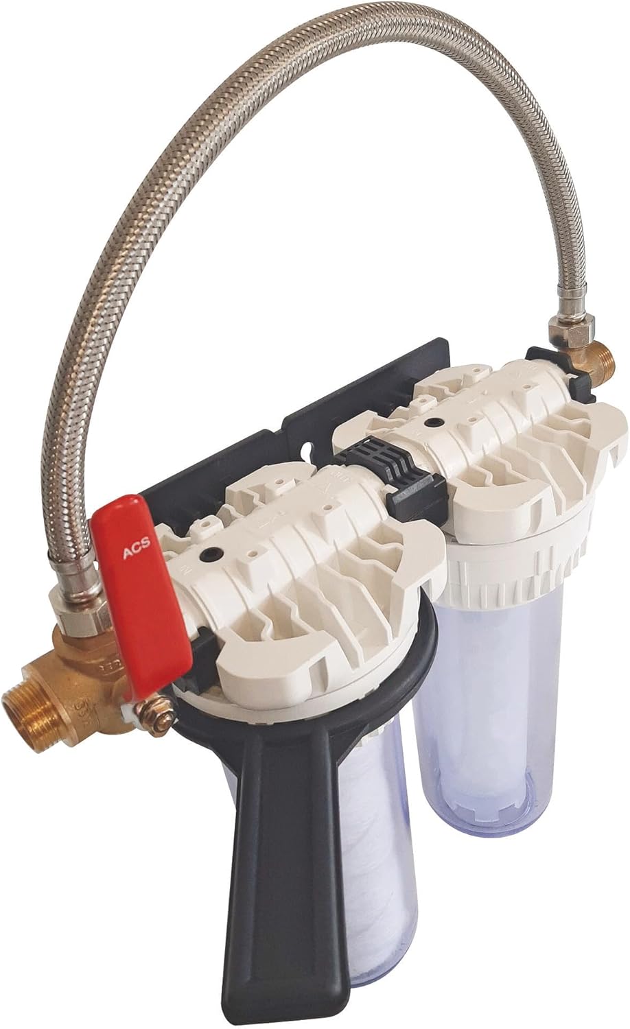 Double Filter Station with Filter and descaling cartridges - Cartridge Duration 6 Months - French Production