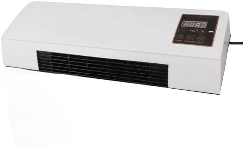 ZJchao Dual Use Wall Mounted Heating Machine, Small Air Conditioner Highly Efficient Blows Nature and Hot Air Fan Wide Angles Mobile Mini Air Conditioning Hot Fan for Bedroom Living Room Office