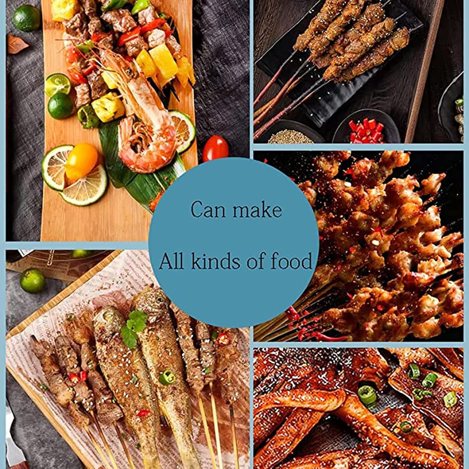 Outdoor Fire Pit Backyard Patio Garden Fireplace Wood Burning Fire Pit BBQ Grill Firepit Bowl with