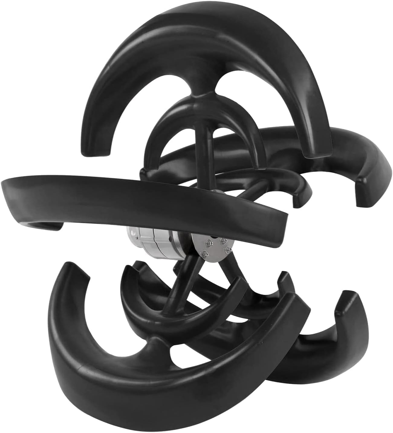 12V/ 24V 2000W Wind Turbine Generator Kit, 5 Blade Vertical Axis Wind Generator Kit Electricity Producer Equipment for Home, Boat