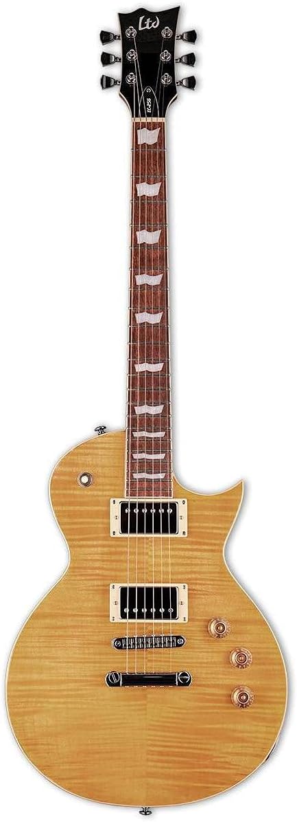 ESP LTD EC-256FM Electric Guitar, Vintage Natural