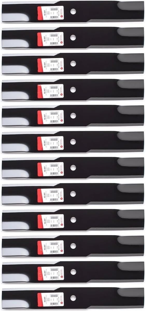 12PK 92-207 Lawn Mower Blade Replacement for Wright Stander 48
