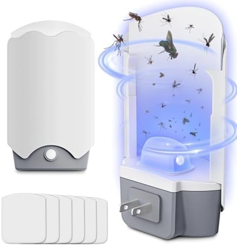 Fly Trap Indoor 2 Packs – Flying Insect Trap, Fruit Fly Traps for Indoors, Gnat Traps for House Indoor, Captures Mosquitoes, Houseflies, Moths & More