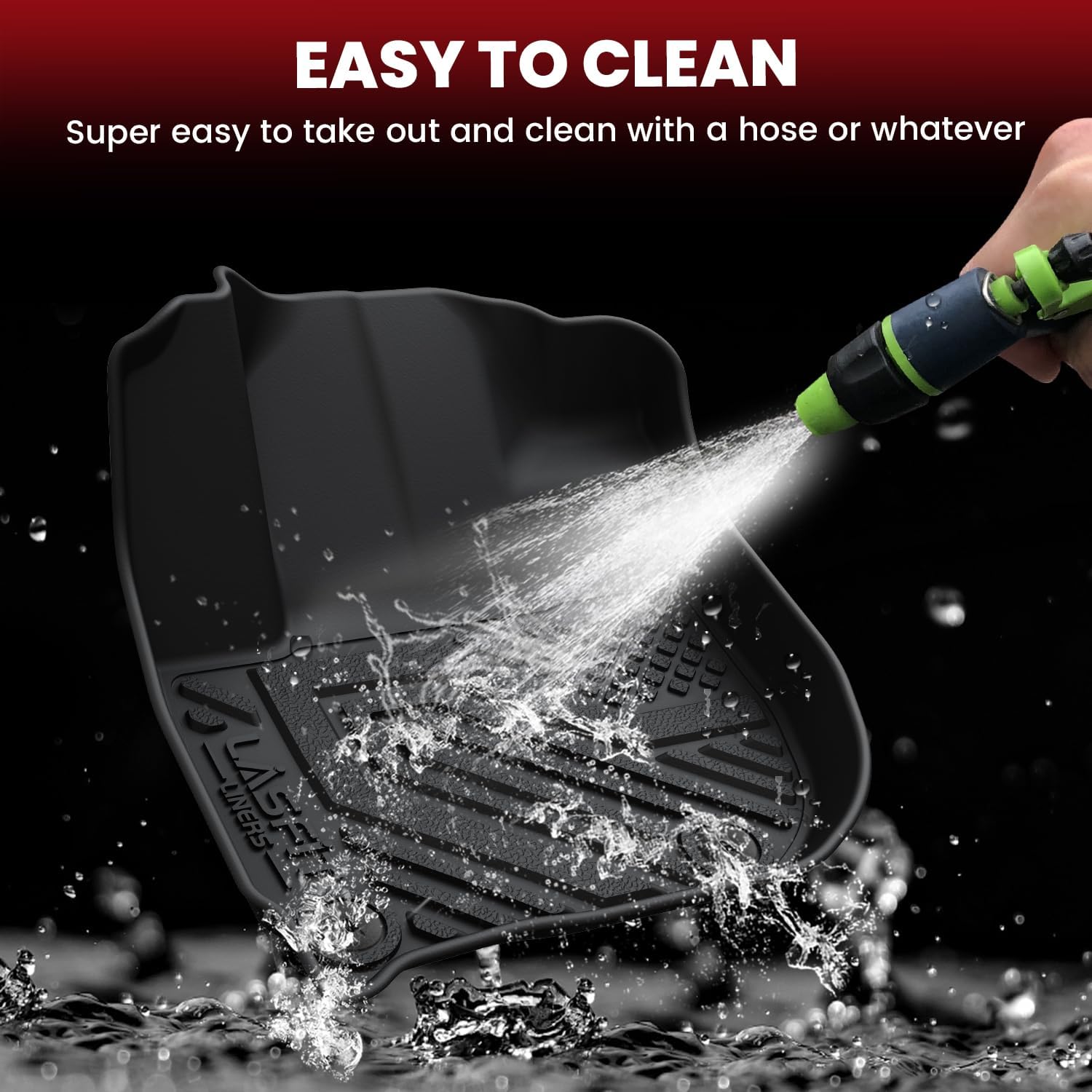 LASFIT Floor Mats & Cargo Mat for Honda HRV 2016-2022 (FWD Model), All Weather TPE Custom Fit HR-V Floor Liner Accessories, 1st & 2nd Row & Trunk Mat Full Set, Black (Not for AWD)