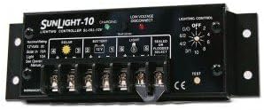Morningstar Sunlight 10A Solar Charge Controller (SL-10L-24V) - Solar Panel Regulator for 24 Volt Batteries, Lighting Ctrl, Easy Setup, Corrosion Resistant Terminals, 5 Year WTY - Designed in The USA