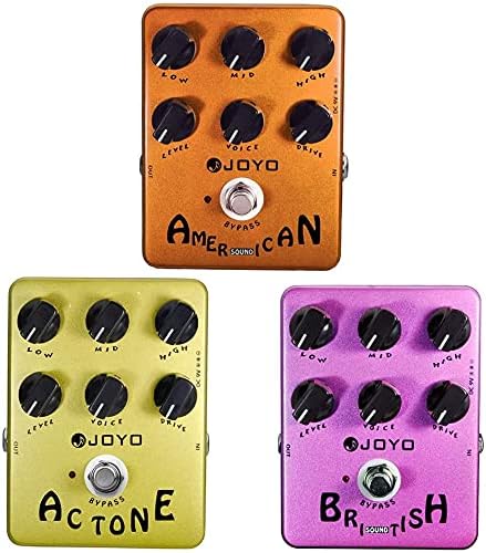 JOYO JF-13 & JF-14 and JF-16 Amplifier Simulator Effect Pedals for Electric Guitar Most Frequently Combination Budget in Bundle