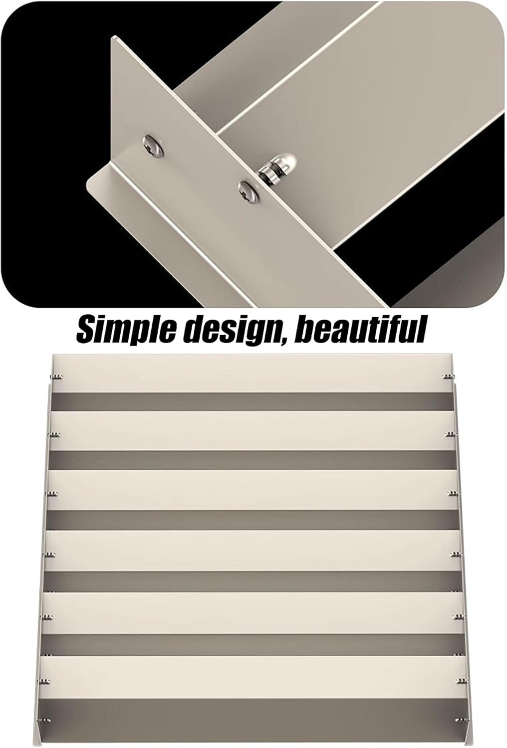 Air Deflector Grilles, Metal iron Baffle Guide Cover, Outdoor Ac Unit Cover Air Conditioner Deflector, Metal Iron Shutter Deflector