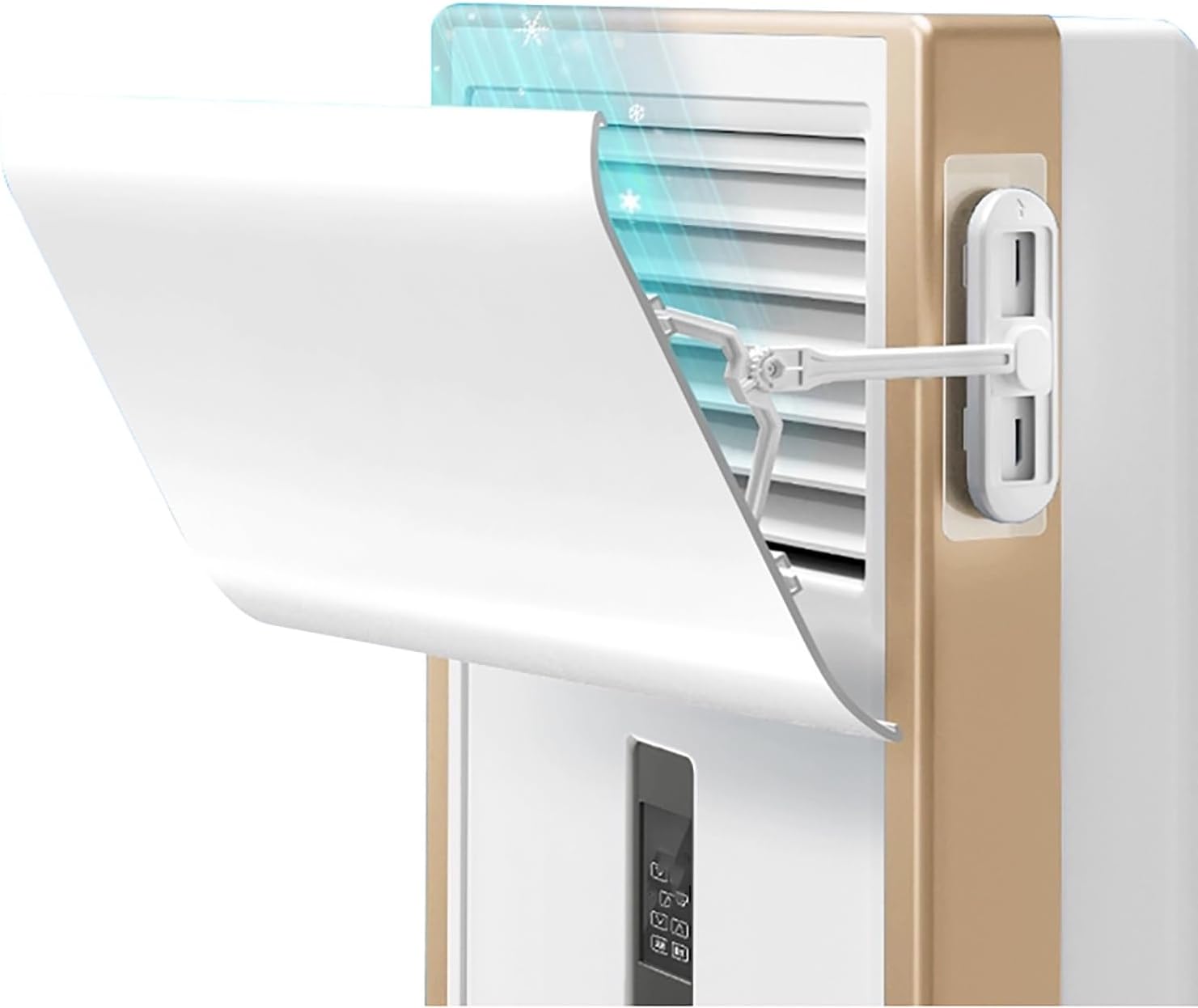Adjustable Air Conditioner Deflector, Portable AC for Air Conditioner, Adjustable ac vent deflector for Improved Airflow