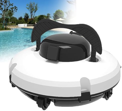 Automatic Robotic Pool Cleaner with Wall Climbing Technology for In Ground & Above Ground Pools | Dual Turbo Motors | Fast Charging | Tangle Free Brush