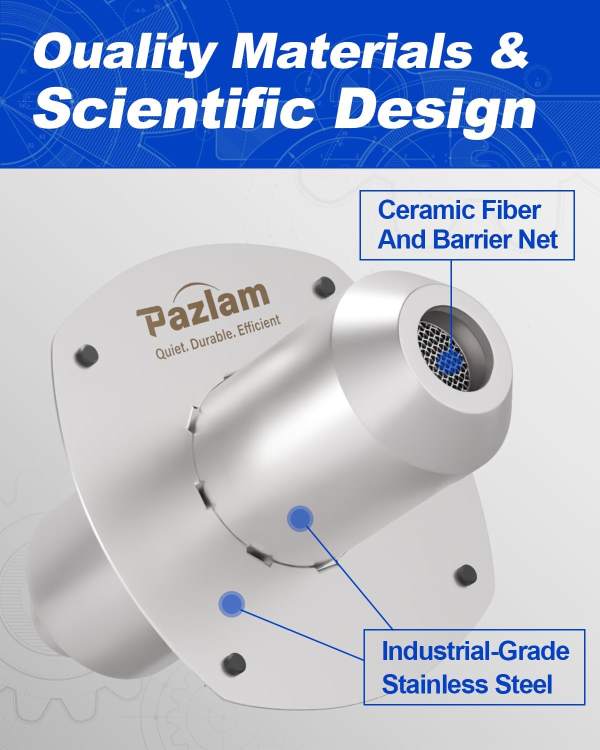 Generator Exhaust Extension Silencer Kit – Universal Fit for Firman, Honda, Champion & More – Heavy-Duty Stainless Steel Muffler with Flexible Pipe – Noise Reduction & Fume Venting