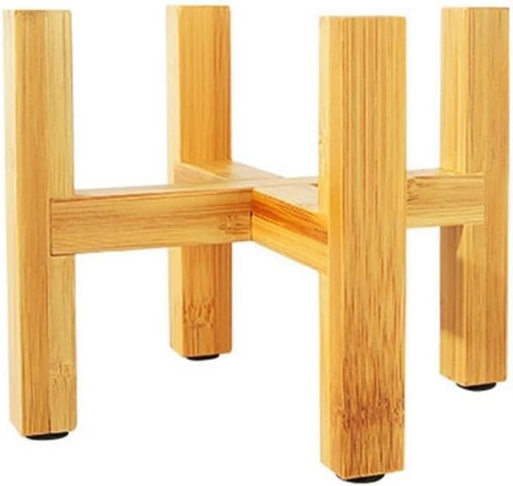 Flower Stand Wooden Support Home Floor Decorative Plant Rack Stand Durable Flower Pot Holder Home Display Shelves Balcony Furniture for Balcony Lawn Patio (Size : Small)