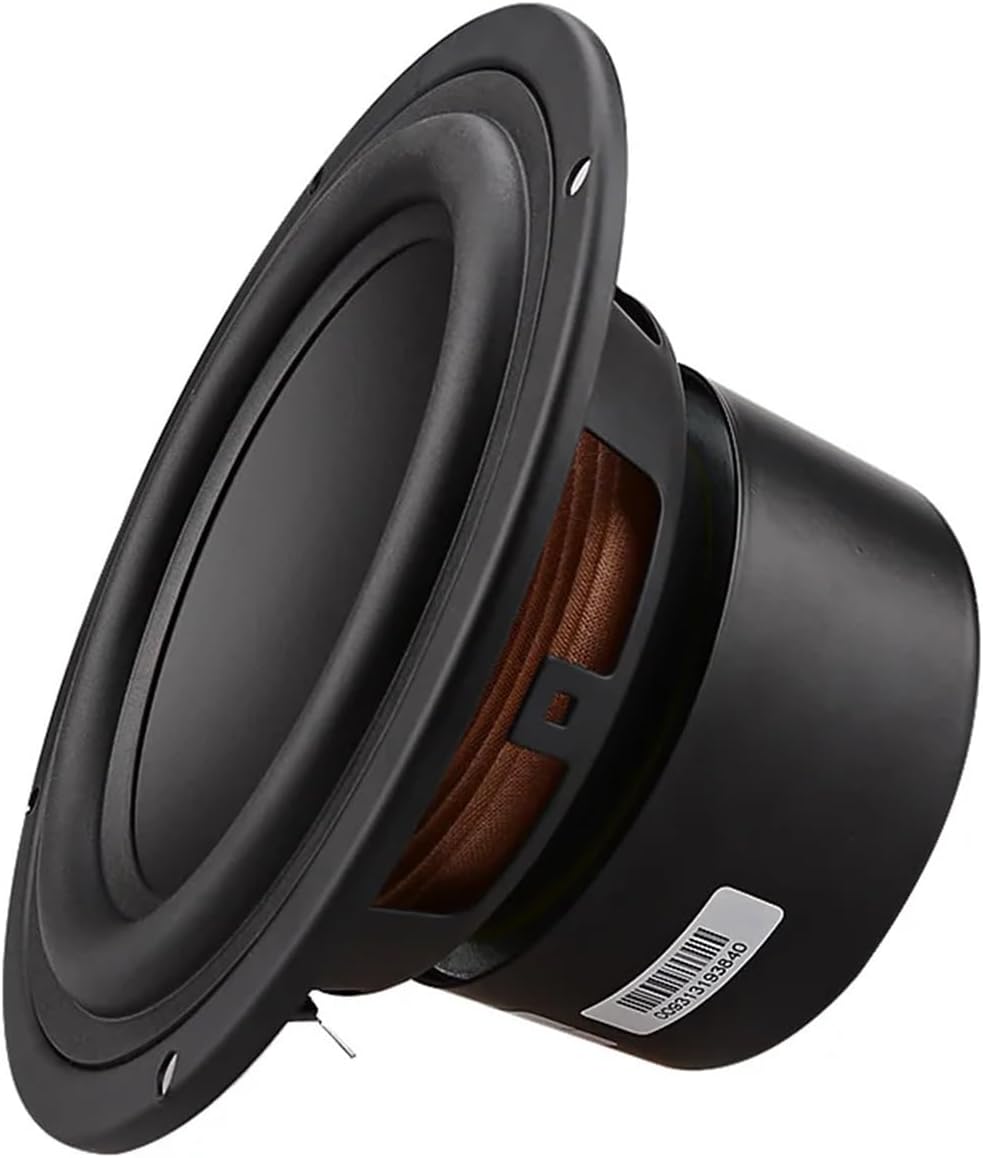 1Pcs 5.25 Inch Subwoofer Speaker 4/8 Ohm 40W Woofer Speaker Strong Bass Home Theater for Bookshelf Speaker Car Audio DIY(8 ohm)