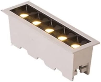 GeRRiT 5W Strip LED Buried Light Ground Lights IP45 Waterproof Recessed In Ground Light for Garden Lawn Pond Pathway Step Deck Fittings