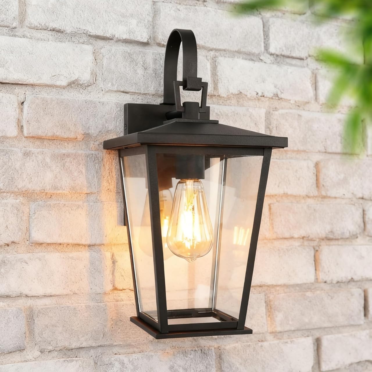 Kalium Outdoor Wall Lights Fixtures Lantern Frame 16 1/8