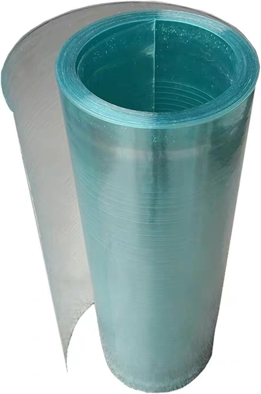 0.8mm Polycarbonate Roofing Sheet, Clear Roof Panels,Glassfiber Sunshine Board Rainproof Insulation for Greenhouse Canopy,Waterproof UV Protection,Outdoor Garden Patio Covers, Easy to Bend & Cut ( Siz