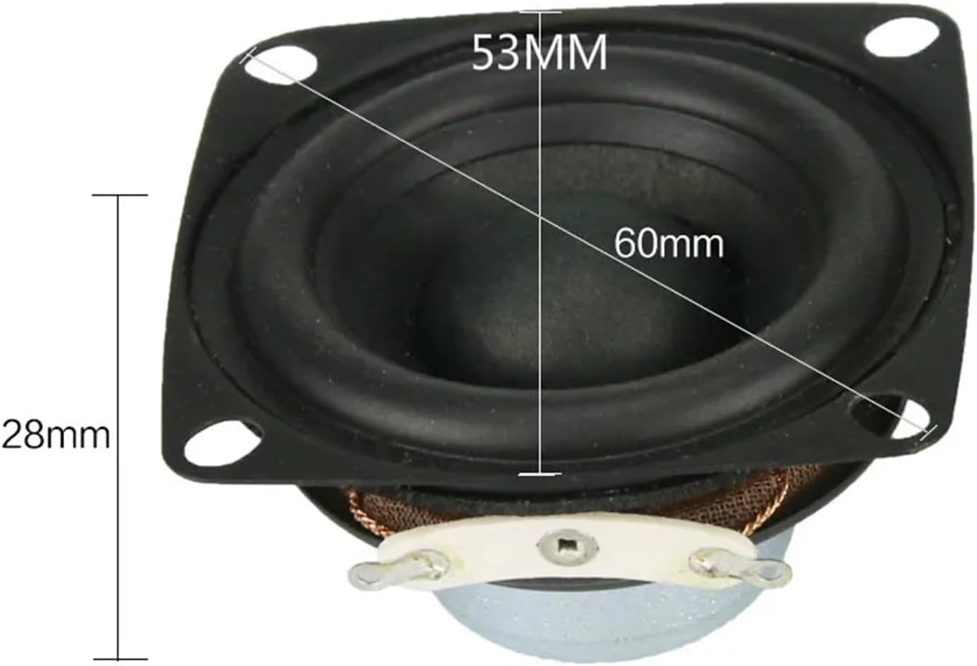 2PC 2 inch 4OHM 12W Full Range Speakers Magnetic NdFeB High-Power Alto Treble Vocal Sound Desktop PC Speaker DIY 4ohms