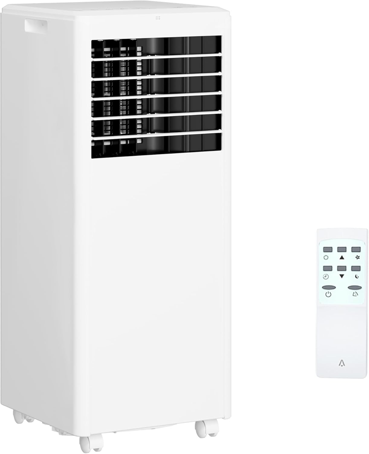 8000 BTU Portable Air Conditioner, 4-in-1 Portable AC Unit with Cooling, Dehumidifier, Fan, Stand AC Units for Room Cooling Up to 350sq.Ft, Sleep Mode, White Cover