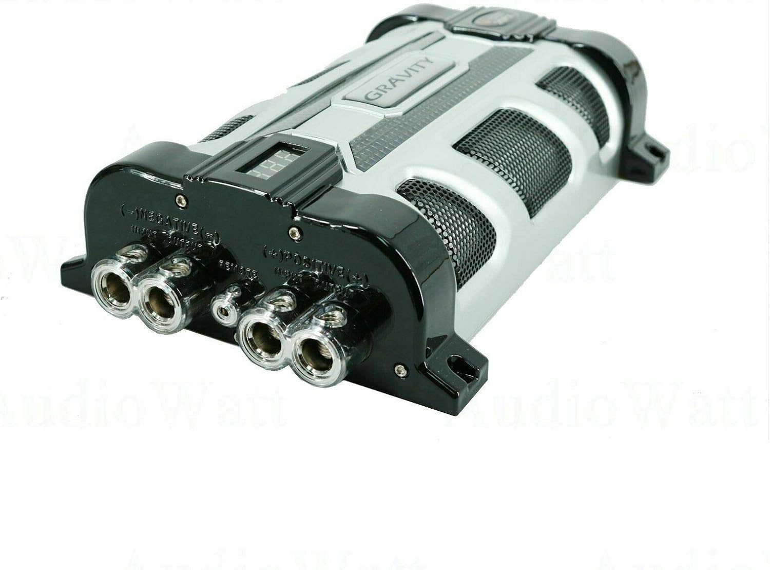 Gravity GR-10.0 Car Audio Mobile Battery Stiffening Portable Power 10.0 Farad Capacitor and Completed 5000 Watts Amplifier Installation Wiring kit 0 Gauge BGC0XLR Red